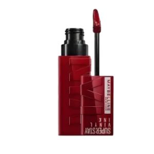 Maybelline Super Stay Vinyl Ink 55 Royal – 16HR Longwear Deep Wine Red Lipstick, High-Shine Vinyl Finish, Smudge & Transfer-Proof Liquid Lip Color – Vegan Formula