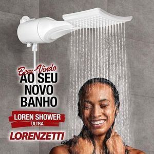 Lorenzetti  Loren Shower Ultra Electronic Instant Shower– Elegant Square Water Heater