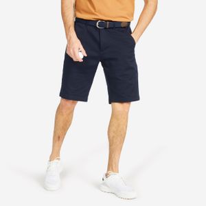Inesis Men'S Golf Cotton Chino Shorts - Mw500 Navy Blue
