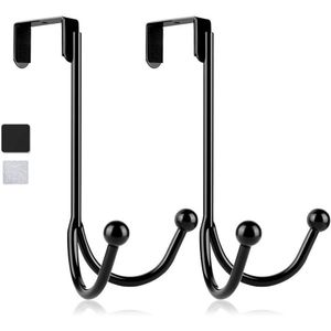Over The Door Double Hanger Hooks