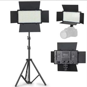 LED-U600 LED Light For Photography With Stand – 3200K-5600K Adjustable Color Temperature