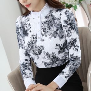 TEELYNN Cotton Rayon Floral Print Blouses Shirts for Women Tops