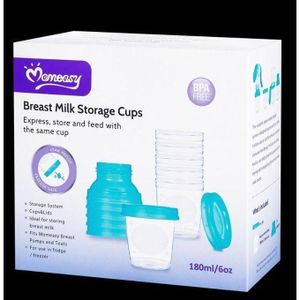 Mom Easy Breastmilk storage cups.