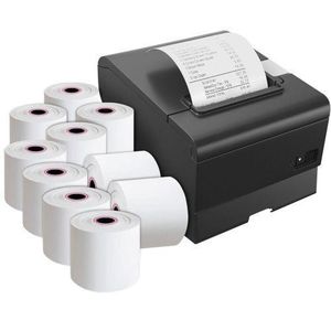 5PCS 80mm x 80mm x13mm Thermal roll - PACK of 5 pieces