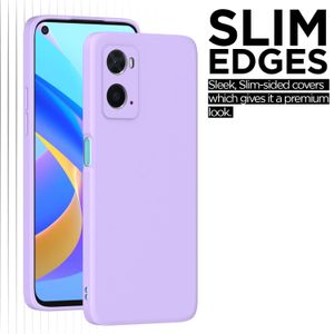 Soft Silicone Slim Fit Cover Anti-Scratch Shockproof Case for OPPO A77 - Purple