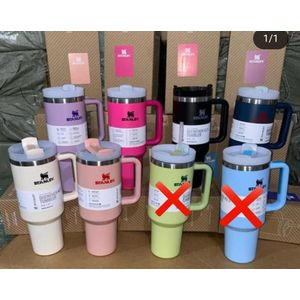 Stanley 1.8 Litres Cup Double Wall Vacuum Insulated Stainless Steel Tumbler with Straw and Handle Hot Cold Travel Mug Large Capacity Leak Resistant Durable Portable Drink Cup for Water Coffee Juice Ice Drinks Outdoor Office Use