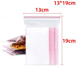 100Pcs Small Clear Vacuum Bags Plastic Baggies Baggy Grip Self Seal  Resealable For Kitchen Food Mini Tool Parts Storage