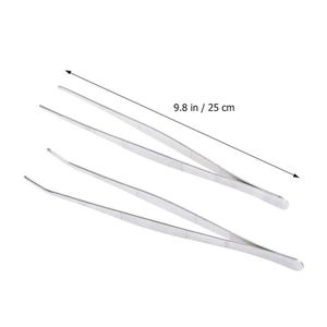 Feeding Tongs, Reptile Feeding Tweezers Straight & Curved 18 Long