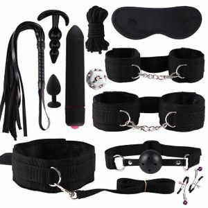 12Pcs Intimate Accessories for Adults Couples Handcuff Restraints Kit Bedroom Play Toys Handcuffs Set Chain Wrist and Ankle Tied Down Hoodies
