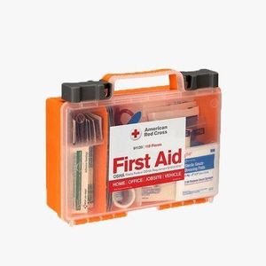 25-Person Red Cross First Aid Kit - Portable Emergency Medical Supplies