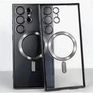 Samsung Galaxy S21 Ultra Clear, Transparent and Colorless with black edges New Skin Unique and Stylish Phone Case/ Cover