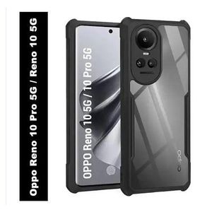 Xundd Airbag Shockproof Bumper Shell Back Transparent Acrylic + TPU Buffer Case Cover for Oppo Reno 10 Pro