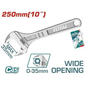 TOTAL THT1010103 Adjustable wrench Length:250mm(10")