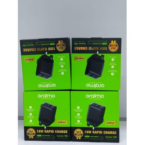 Oraimo  Dual Port 18W Charger – Power Up Two Devices Fast