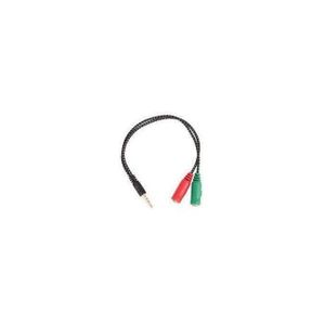 3.5mm Audio Jack (Male) Splitter to Dual 3.5mm Jacks (Female) Y Cable