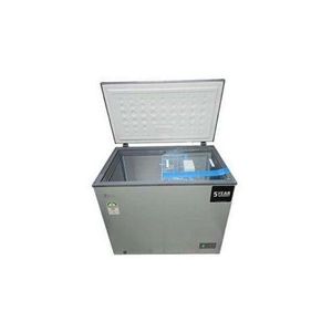 Roch 250L Chest Freezer, Twin Cool Packs, Twin Wire Grids, Sliding Glasses, 5Year Compressor Warranty(PLUS FREE GIFT) silver