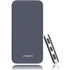 VEGER J-Brauv V11W 25000mAh Power Bank Dual USB Portable Battery For Phones Tablets