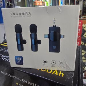 3 in 1 Wireless Lavalier Microphones for iPhone 15, iOS and Android, Laptop, USB-C Lapel Mic with Noise Reduction Chip, Mini Microphone for Interview, Video Recording, Vlog, YouTube, TikTok