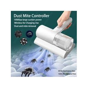 High Pressure Handheld Mite Remover & Dust Vacuum – Strong Suction, Multi-Filter, Wireless Cleaning Brush
