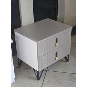 Nordic Bedroom minimalist night table with drawers 