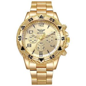 Men's Steel Band Quartz Watch Digital Scale 