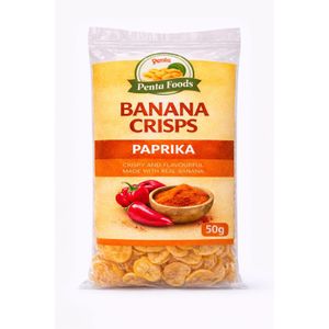 Penta Foods Penta Marbles Banana Crips Paprika - 50g