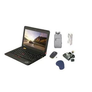 Lenovo 8GB RAM, 320GB Hard Disk, X131e Refurbished Laptop 12.5'' Screen Display, HDMI Port & Bluetooth, Webcam, Windows 11 PRO Activated, Office & Basic Software Installed + Free Bag + Charger + Free Wireless Mouse + Free Extension