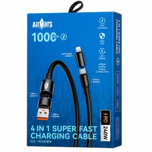 AirMars 4-in-1 Super Fast Charging Cable 240W