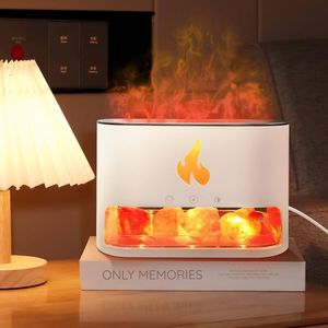 10W salt stone fire place aroma diffuser humidifier 