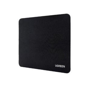Ugreen LP575 Mouse Pad (90563), Fine Black Surface, 290 × 225 × 4 mm – Anti-Slip Rubber Mousepad with Ultra-Smooth Lycra Surface, Waterproof Design & Durable Stitched Edges for Office, Gaming & Everyday Use