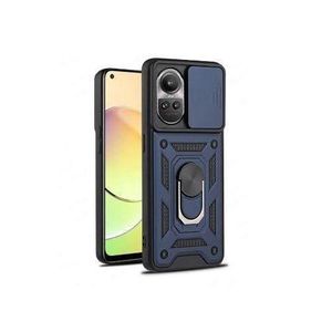 For Oppo Reno 10 Pro 5G Case,Sliding Camera Lens Cover 360° Rotating Ring Cover