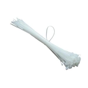 Best Performance Durable Nylon Cable Bundling 20 Pieces of White Nylon Self Locking Cable Ties Tie wraps