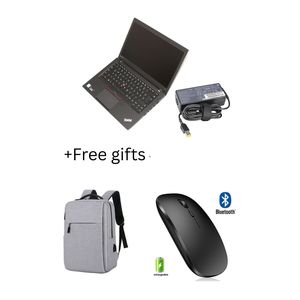 Lenovo ThinkPad T460s Laptop – Intel Core i7, 8GB RAM, 256GB SSD, 14 inches Full HD Touchscreen, Windows 10/11 Pro with a FREE LAPTOP BAG AND WIRELESS MOUSE 