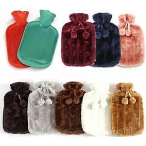 Hot Water Bottle, Hot Water Bag-Hot pack for Pain Relief, Cold and Hot Pack with velvet cover, Hot Water Bottles for Pain and Other Cramps, Menstrual pain Relief Therapy