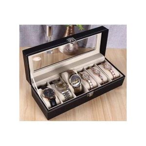 6 Slot Watch Organizer Box Watch Case Watch Holder Watch Storage Box