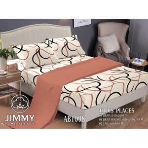 Fitted Printed bedsheet  6by6 / 6by7