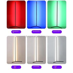 Corner Floor Lamp, LED Corner Lamp with App and Remote Control, RGBICW 16 Million DIY Colors & 68+ Scene, Music Sync, Color Changing Smart Ambient Light for Living Rooms, Bedrooms, and Gaming Rooms