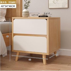 MODERN WOODEN BEDSIDE CABINET. 