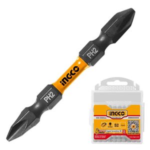 Ingco SDBIM21PH233 Impact screwdriver bits PH2+PH2  65mm(2-9/16"")