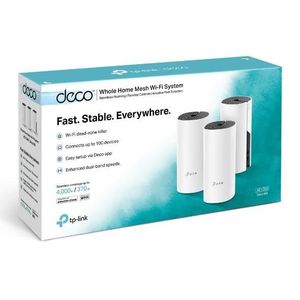 TPLink Deco M4 AC1200 Whole Home Mesh Wi-Fi System (3 Pack)