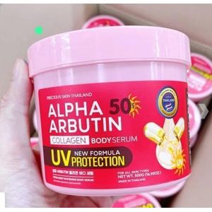 PRECIOUS SKIN THAILAND  Precious Skin Alpha Arbutin Collagen Body Serum UV Protection Deep Whitening SPF 50++