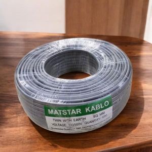 Mat Star 2.5MM 90 Metres Cost Effective Twin With Earth Flat Electrical Wiring Cable