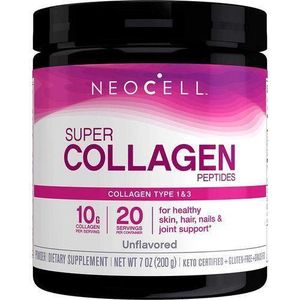 NEOCELL  Super Multi Collagen Peptides Powder – 200g (7 oz) Type 1 & 3 for Skin, Hair, Nails & Joints