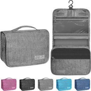 2 pieces Hanging Toiletry Bag Large Capacity Men's and Ladies Travel Storage Bag Waterproof Cosmetic Bag Bathroom Storage Bag