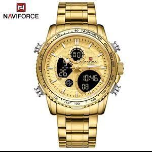Naviforce NF9182 Men’s Sport Watch – Dual Display, Waterproof & Bold Design