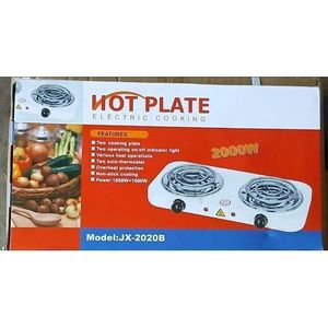  Double coil electric hot plate