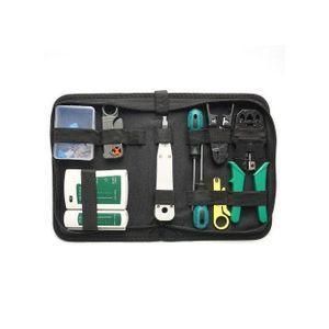 professional Toolkit Lan Tester RJ45 Crimping Pliers Portable LAN Network Repair Tool Kit Cable Tester AND Plier Crimp Crimper Clamp