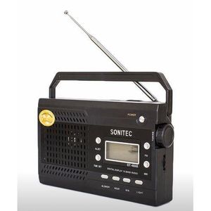 4 Bands FM/SW Sonitec ST-4848 Portable FM Radio Clear Sound with Ultra Long Antenna 