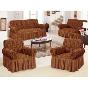 Quality Classy Universal Stretchable TURKEY Jacquard SEAT COVERS, SOFA LOOSE COVERS- 7 Seater-3:2:1:1