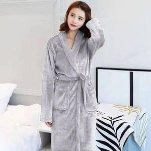 Luxury Bathrobe Coral Robe-unisex